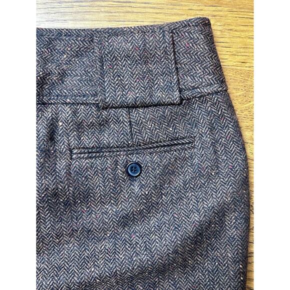 Uniform By John Paul Richard Wool Donegal Tweed Grey Pants Womens Size‎ 8, Vtg - Picture 7 of 8